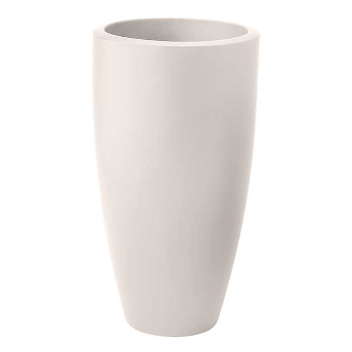 june round high 30cm leinenweiß